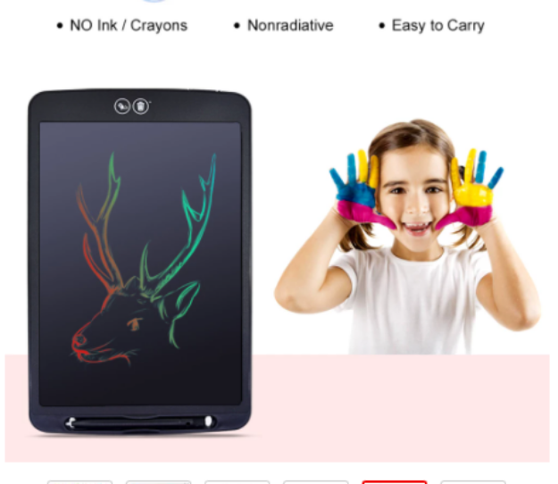 Picture of 8.5 Inch LCD Writing Tablet Drawing Board For Kids