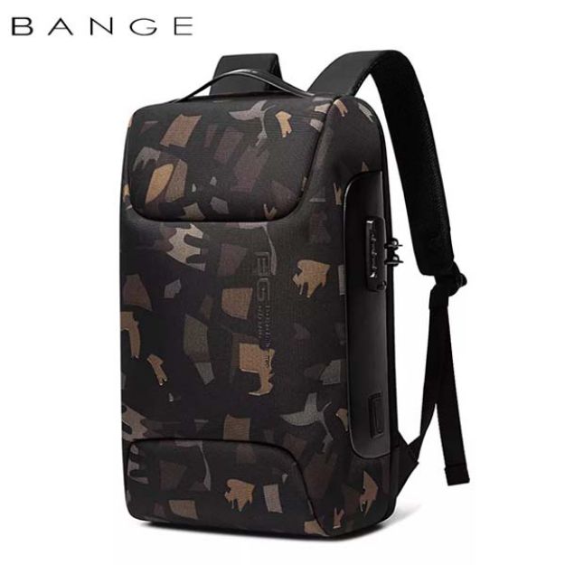 Picture of Bange 7216 Fashionable Anti-theft Waterproof Laptop Travel Backpack