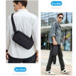 Picture of Golden Wolf GXB00131 Stylish Cross Body Side Sling Messenger Travel Office Mini Bag for Men Women Daily Use