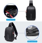 Picture of  Arctic Hunter XB00081 i-Flash New Side Bag Messenger Outdoor Shoulder Chest Custom Crossbody Bag Waterproof USB Mini Anti Theft Sling Bag