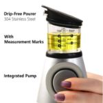 Picture of Press and Measure Oil and Vinegar Dispenser Bottle - 500 ml