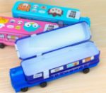 Children's Multifunctional Train Style Metal Pencil Box