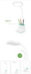 WEIDASI WD-6078 Rechargeable Eye Protection Flexible Touch Control LED Lamp With Pen Holder