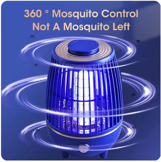 GECKO LED Photocatalyst Mosquito Killer Lamp Electric Shock Insect Killer Trap