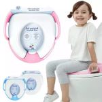 Baby Soft Padded Potty Toilet Training Seat Commode Pan Seat