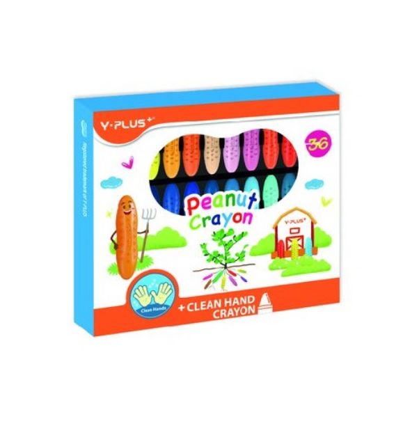 Y Plus Peanut Clean Hand Crayon Art Set