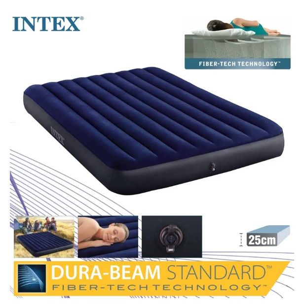 Intex Dura-Beam Standard Classic Downy Air Mattress