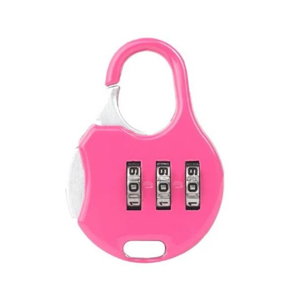 Cute Mini Combinations Padlock for Luggage Backpack Handbag