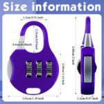 Cute Mini Combinations Padlock for Luggage Backpack Handbag