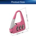 Mini Combinations Padlock for Luggage Backpack Handbag-Triangle Shape